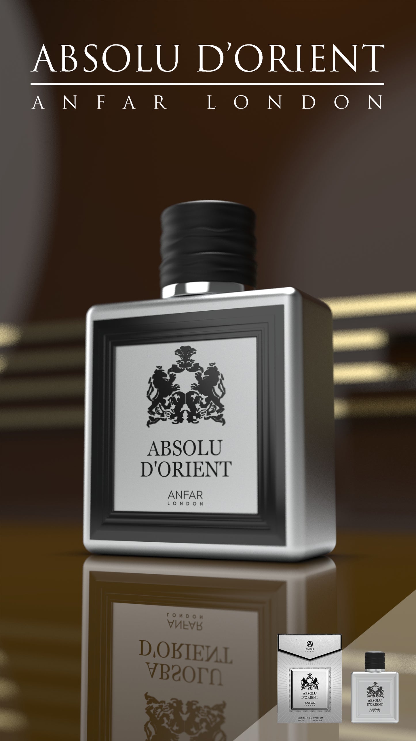 ABSOLU D'ORIENT by ANFAR LONDON, extract de parfum, barbati, 115ML
