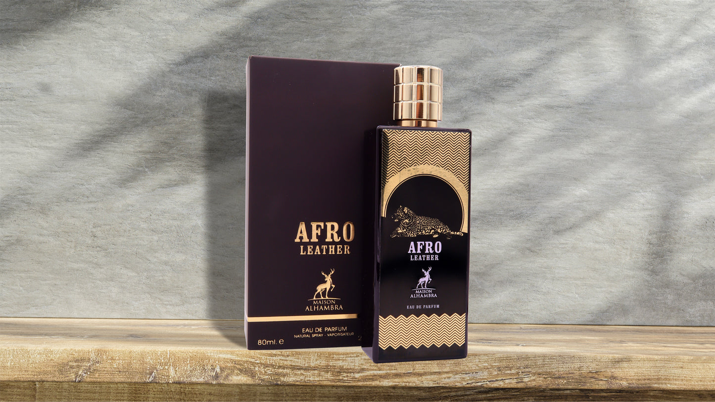 Apa de parfum Afro Leather - Maison Alhambra 80 ml, unisex