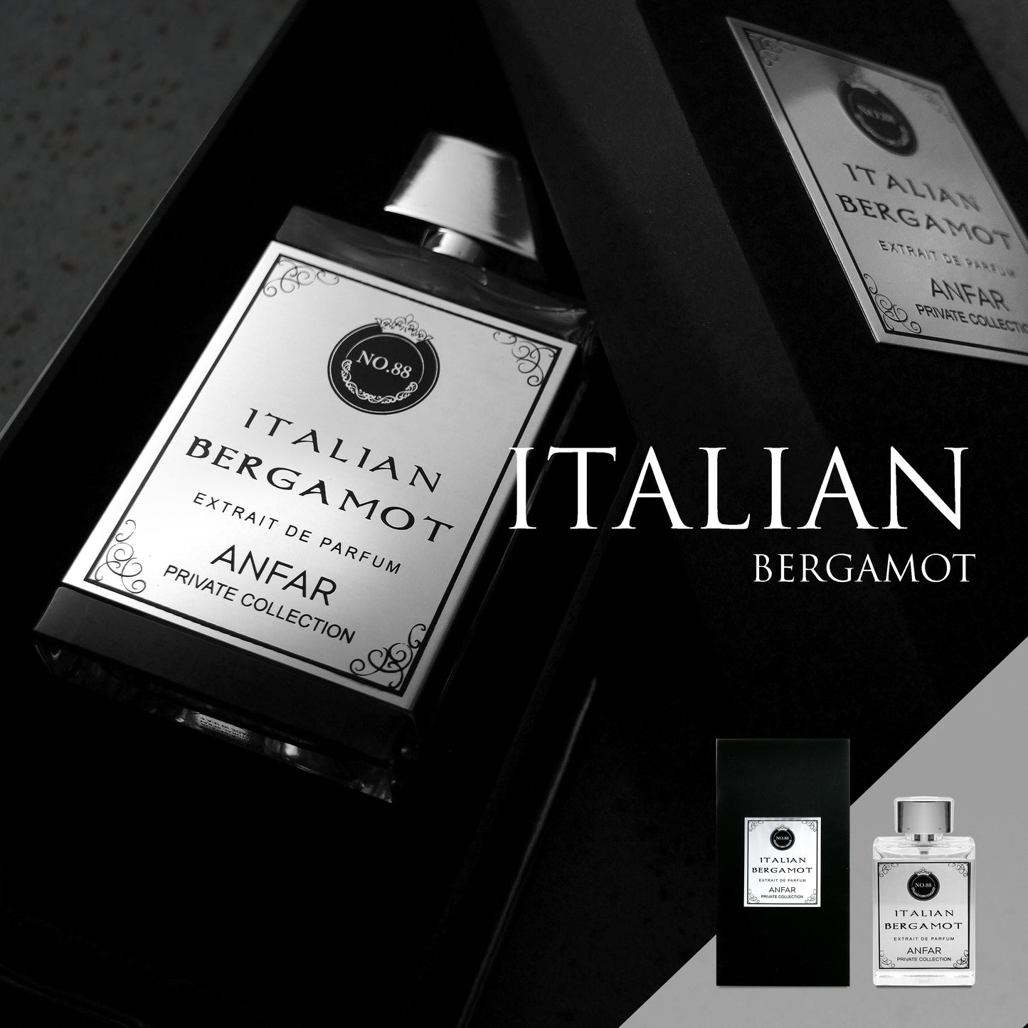 ITALIAN BERGAMOT by ANFAR, extract de parfum, barbati, 50ML