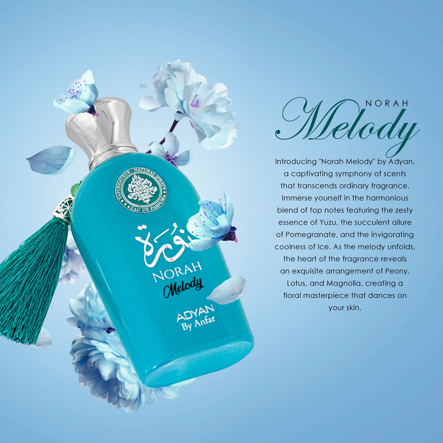 Apă de parfum Adyan, Norah MELODY, femei, 100ml