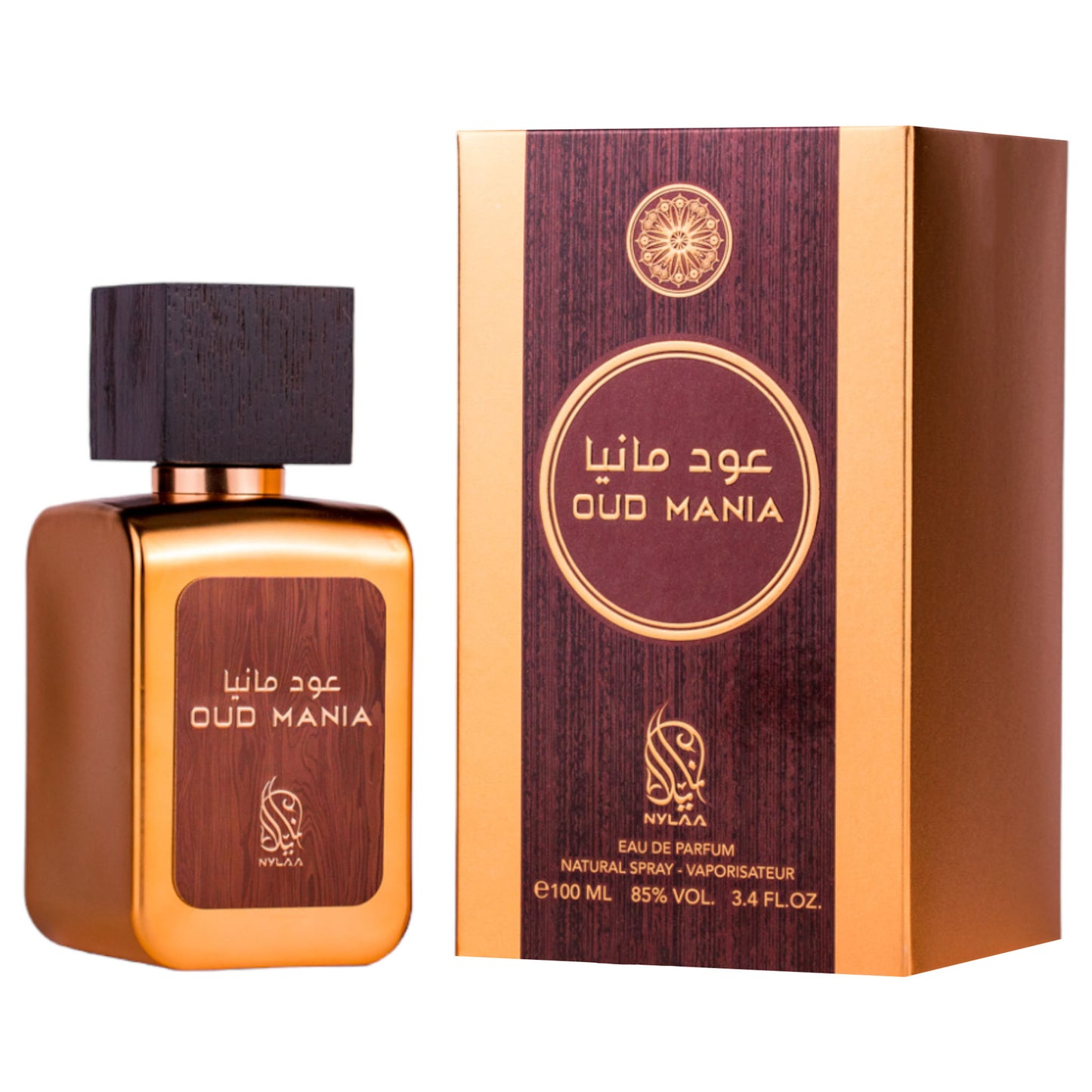 Apa de parfum Oud Mania by Nylaa, unisex - 100 ml