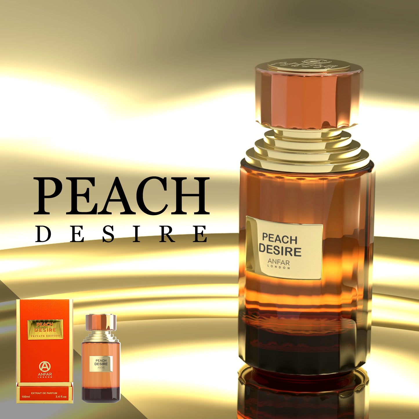 PEACH DESIRE by ANFAR LONDON, apa de parfum, femei, 100ML