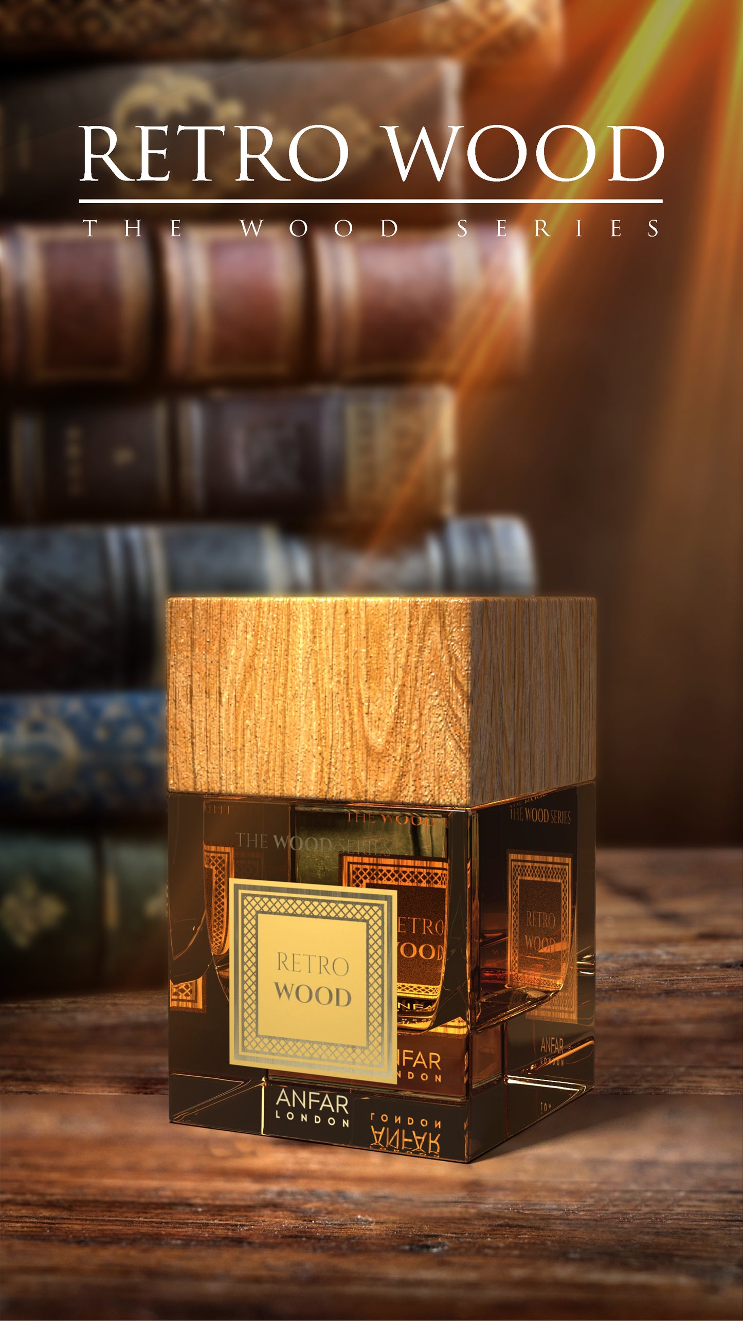 RETRO WOOD by ANFAR LONDON, extract de parfum, barbati, 100ML