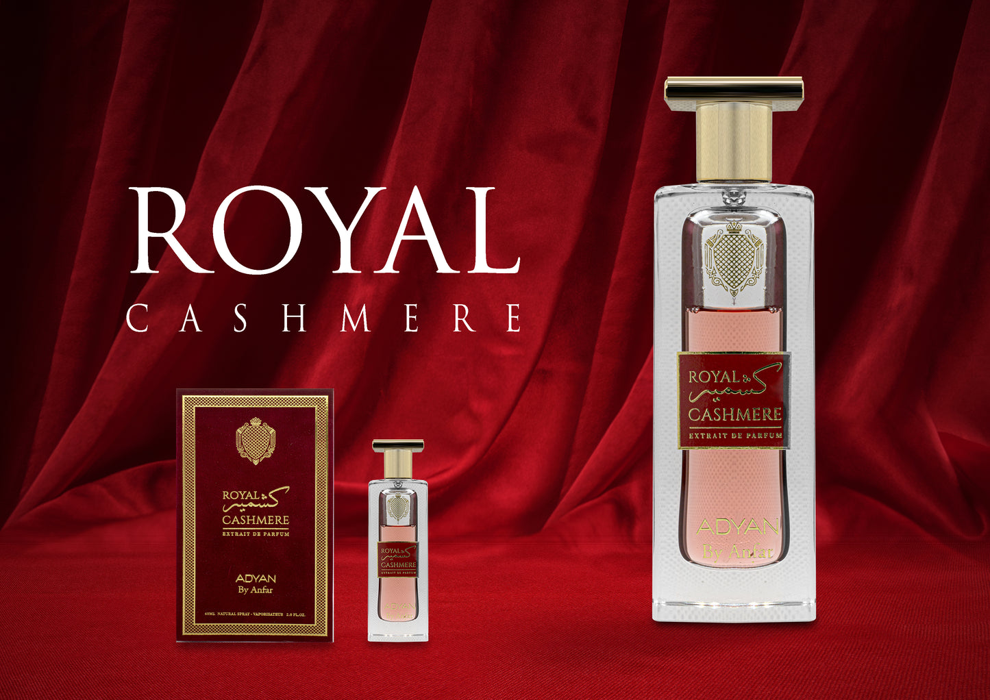Apă de parfum Adyan, ROYAL CASHMERE, femei, 60ML