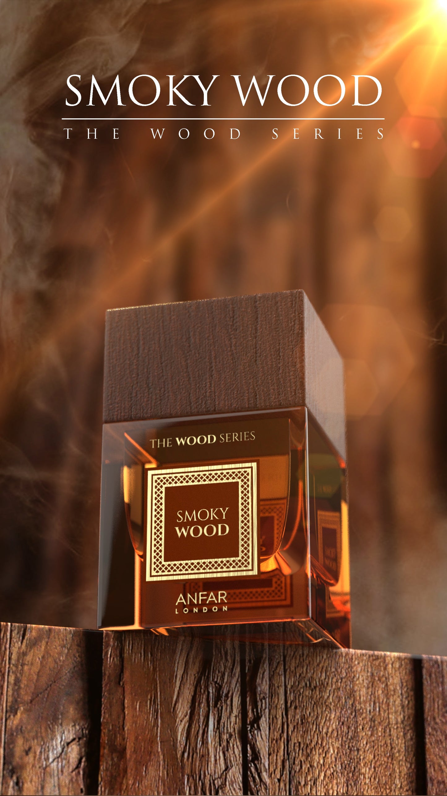 SMOKY WOOD by ANFAR LONDON, extract de parfum, barbati, 100ML