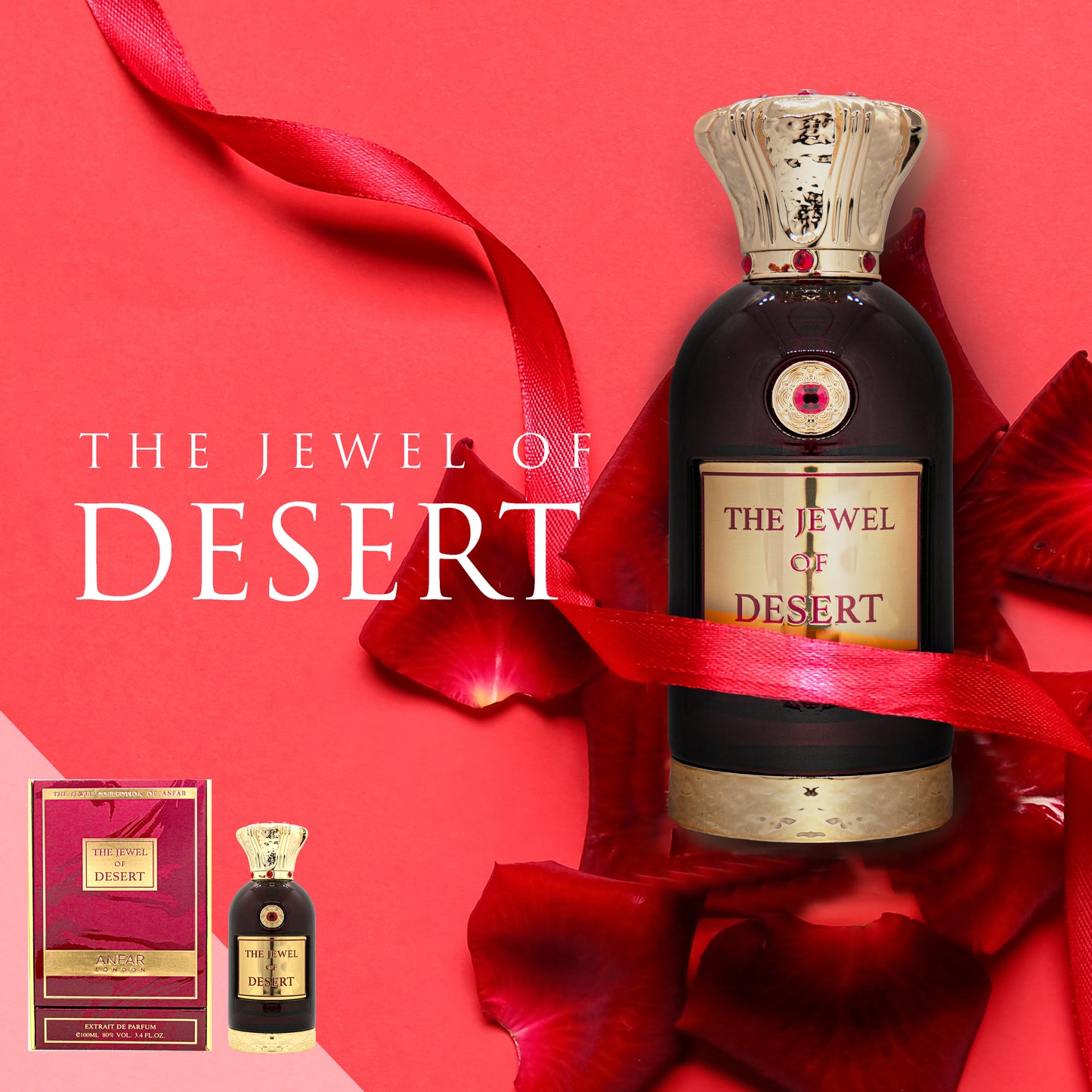 JEWEL OF DESERT by ANFAR LONDON, extract de parfum, unisex, 100ML
