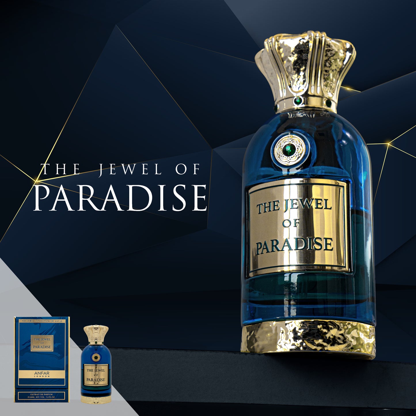 THE JEWEL OF PARADISE by ANFAR LONDON, extract de parfum, unisex, 100ML