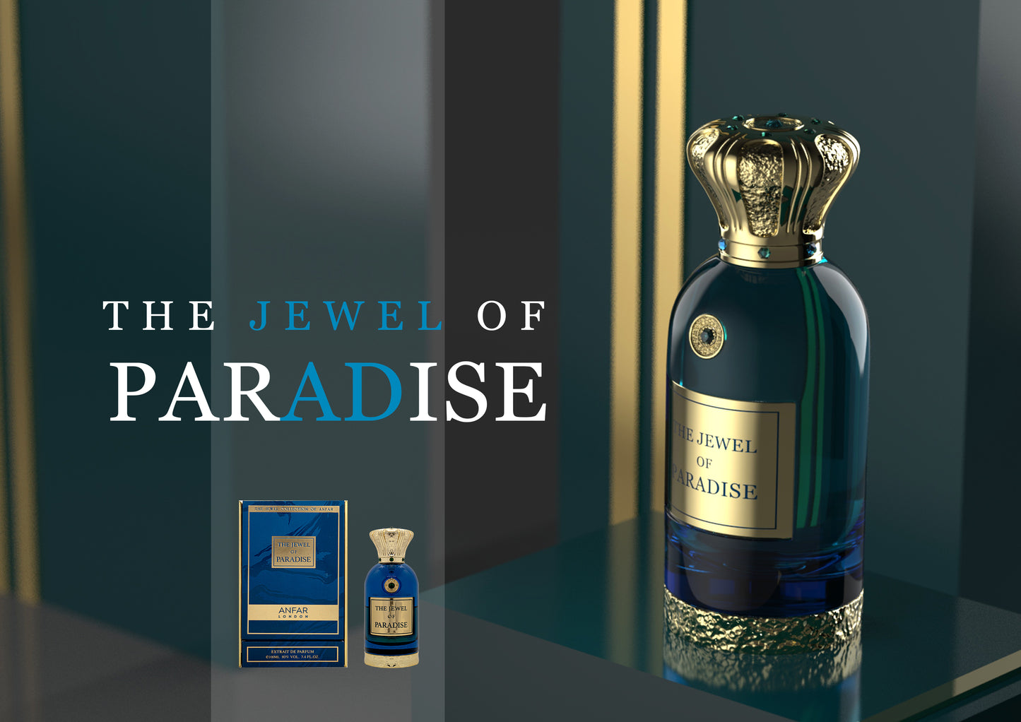 THE JEWEL OF PARADISE by ANFAR LONDON, extract de parfum, unisex, 100ML