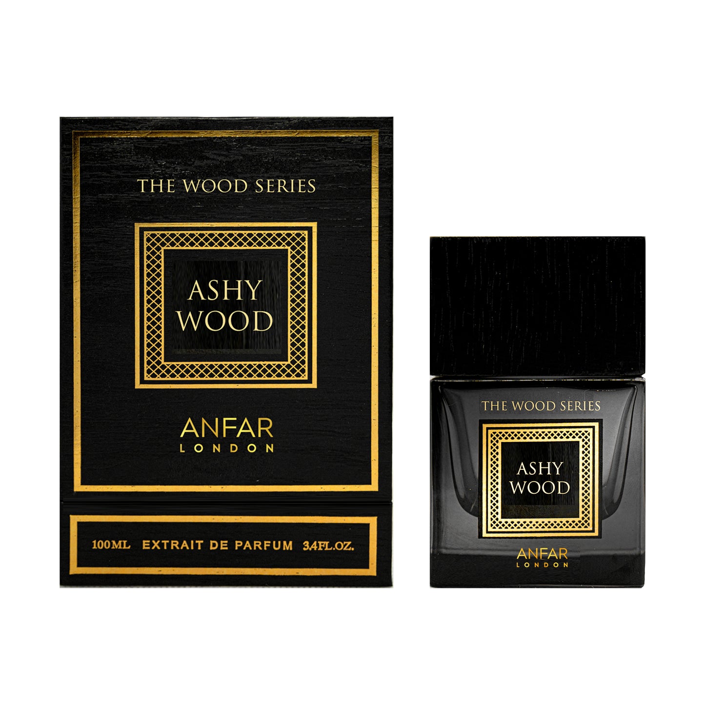 ASHY WOOD by ANFAR LONDON, extract de parfum, barbati, 100ML