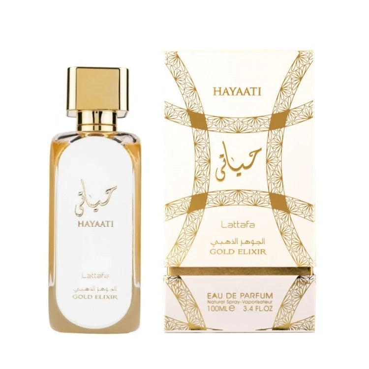 Parfum arabesc Lattafa Hayaati Gold Elixir, apa de parfum 100ml, femei