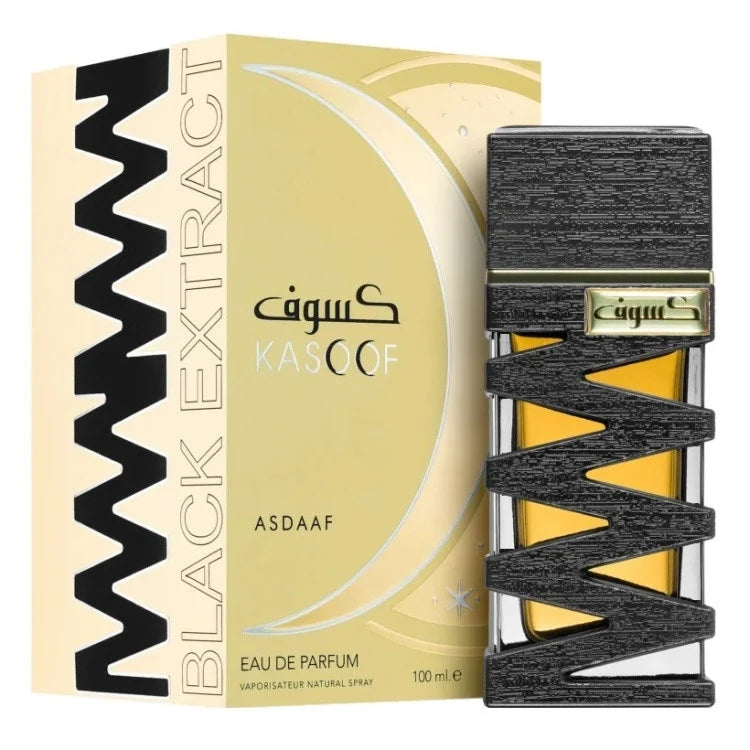 Apa de parfum, KASOOF BLACK EXTRACT by Asdaaf, 100ML, unisex