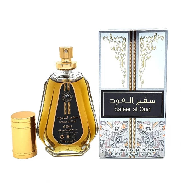 Apa de parfum Safeer Al Oud, Ard Al Zaafaran, unisex - 50 ml
