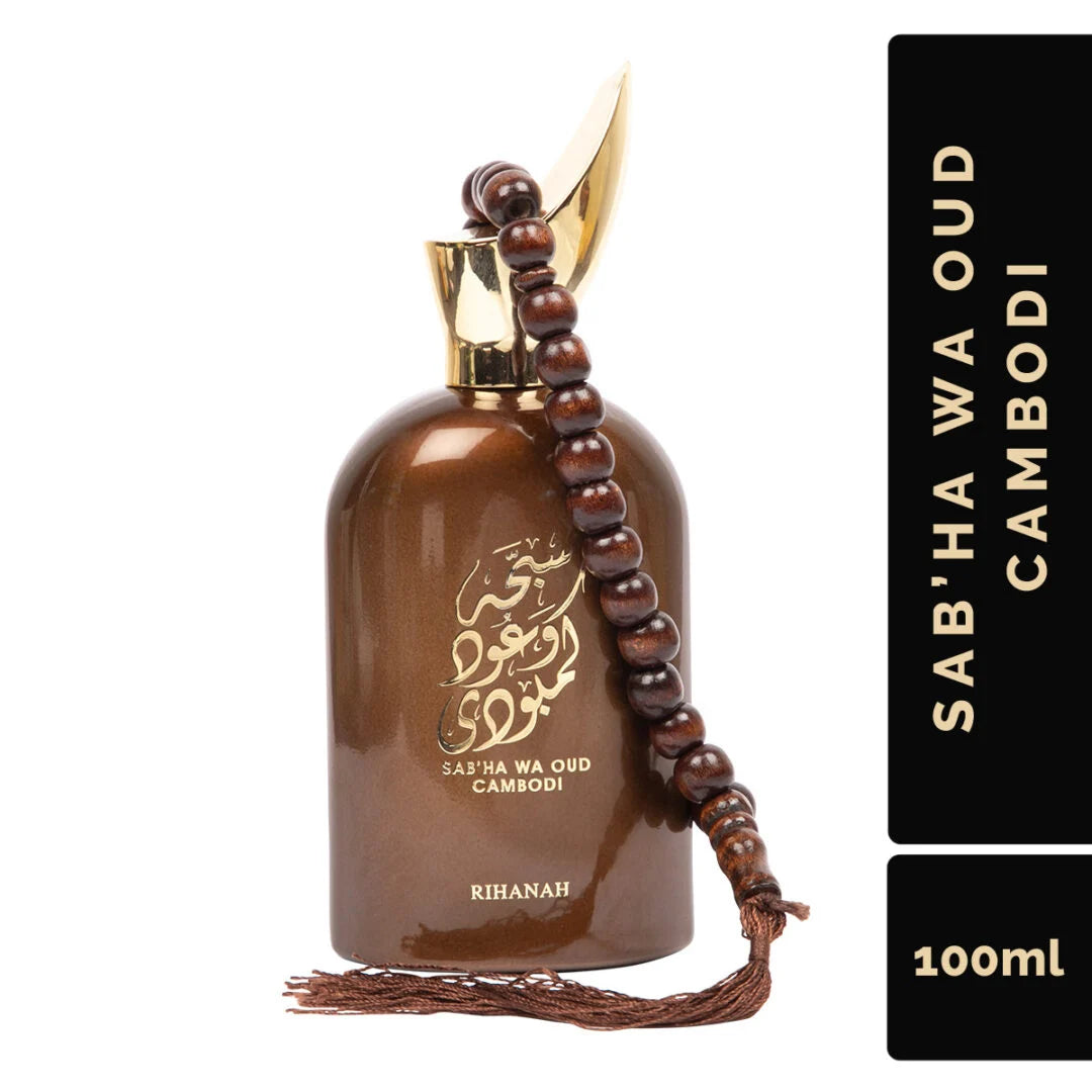Parfum Sab'ha Wa Oud Cambodi, Rihanah, apa de parfum 100 ml, barbati