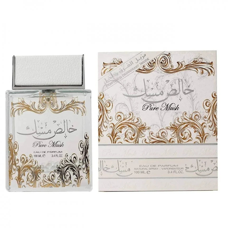 Apa de parfum, PURE MUSK by Lattafa, 100ml, unisex
