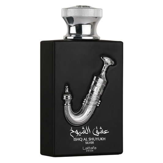 Parfum arăbesc Ishq Al Shuyukh Silver - Lattafa Pride, apa de parfum 100 ml, unisex