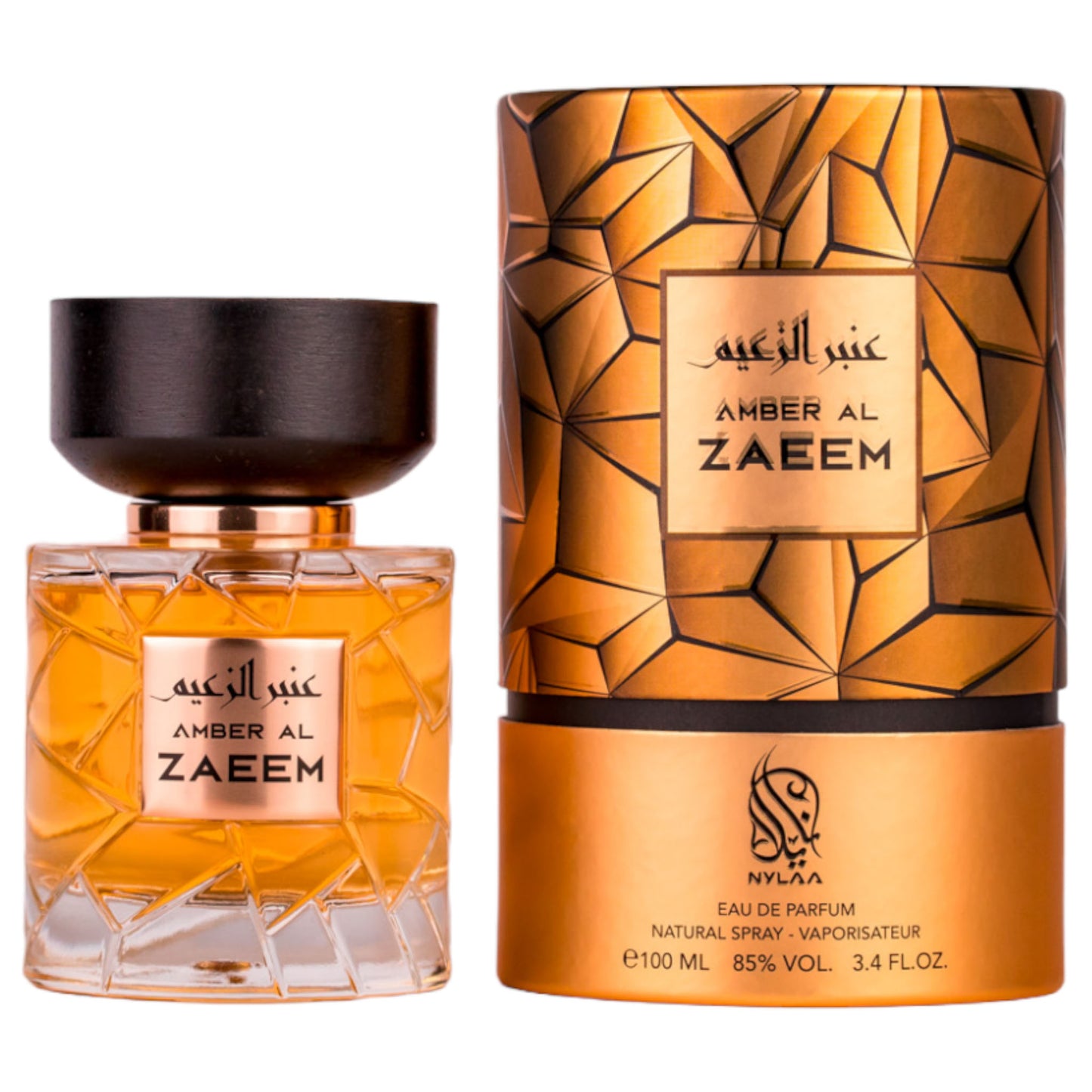 Apa de parfum Amber Al Zaeem by Nylaa, unisex - 100 ml