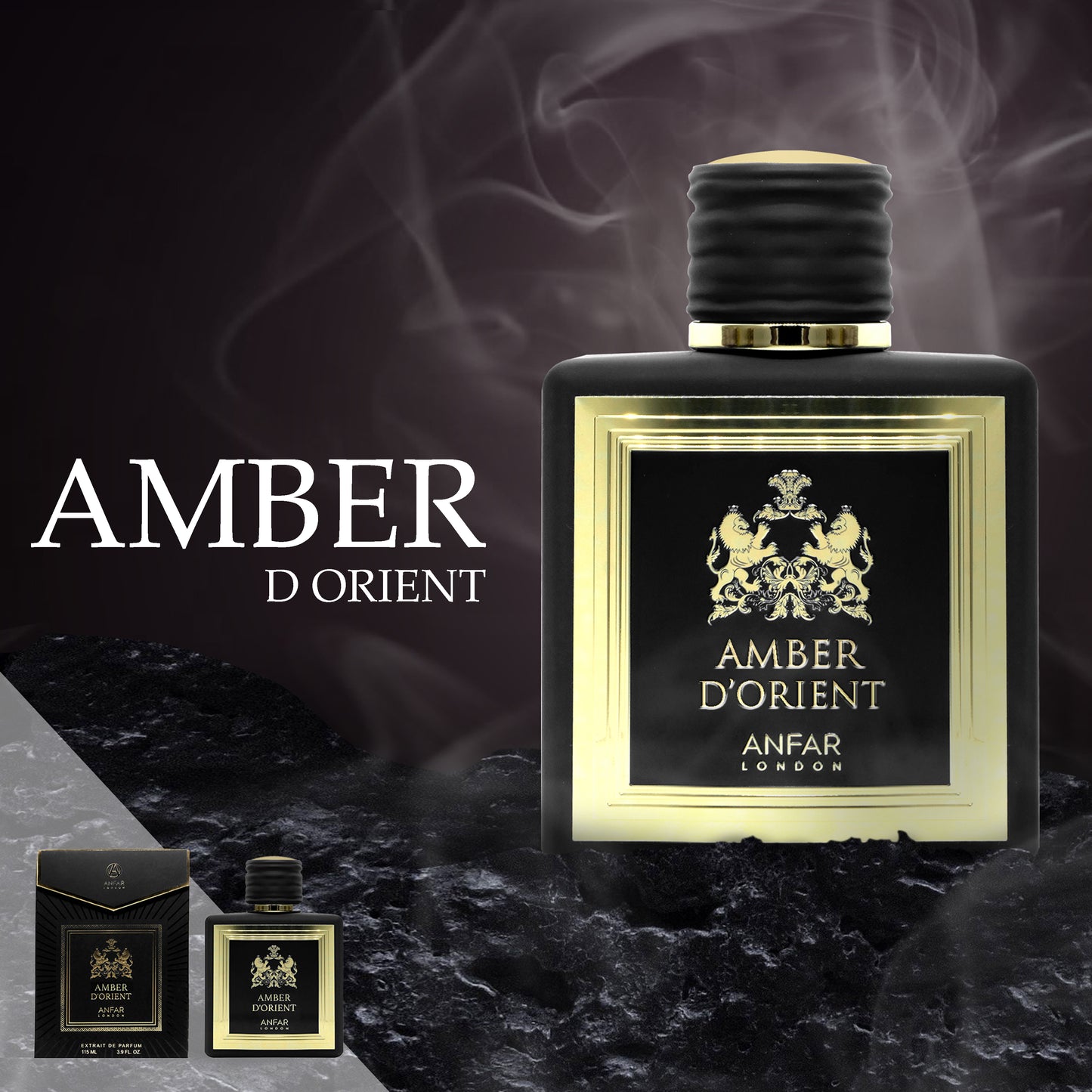 AMBER D'ORIENT by ANFAR LONDON, extract de parfum, barbati, 115ML