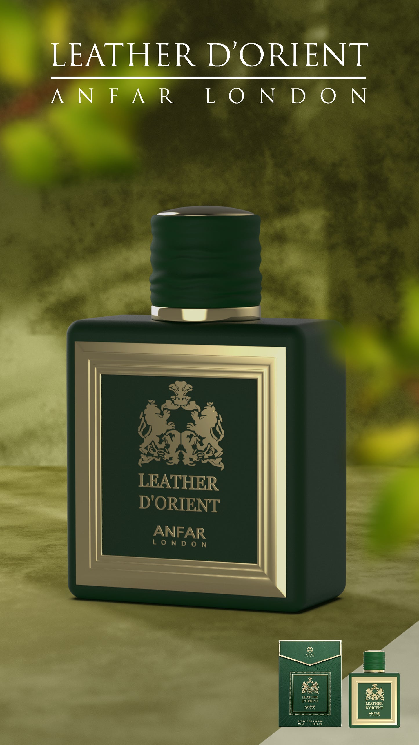 LEATHER D'ORIENT by ANFAR LONDON, extract de parfum, barbati, 115ML