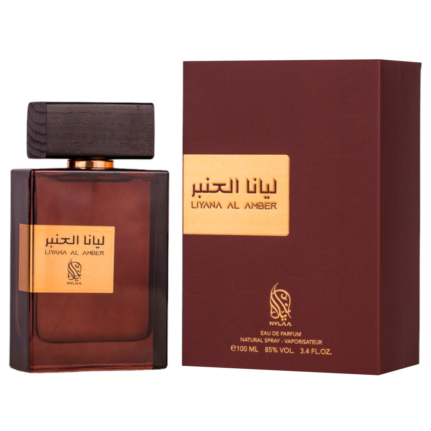 Apa de parfum Liyana al Amber of Oud by Nylaa, unisex - 100 ml