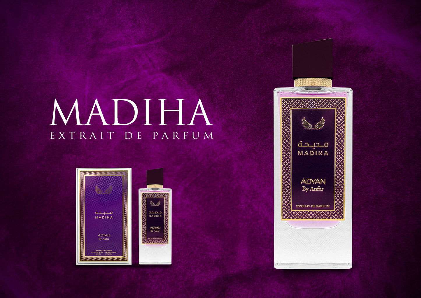 Apă de parfum Adyan, MADIHA ETERNAL, femei, 100ml