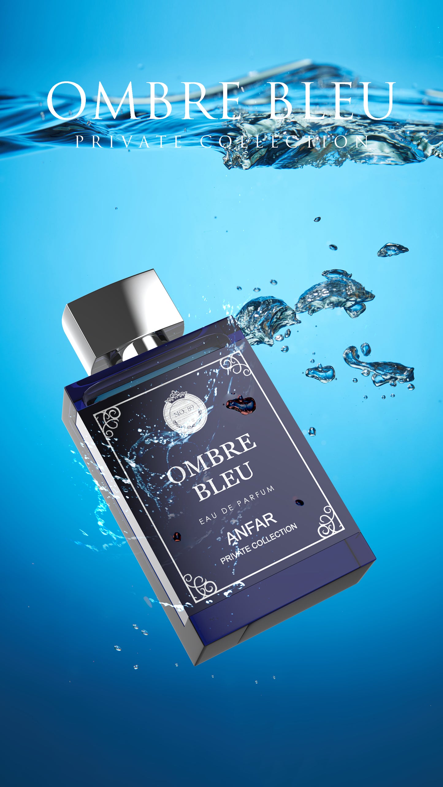 OMBRE BLU by ANFAR, extract de parfum, barbati, 50ML