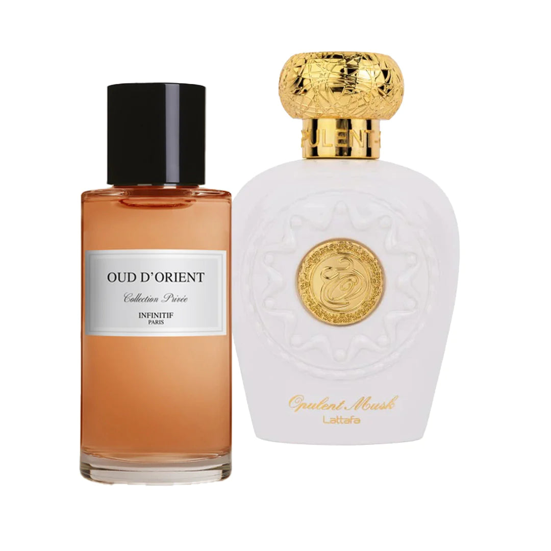 Pachet 2 parfumuri Opulent Musk 100 ml si Oud D'Orient 50 ml