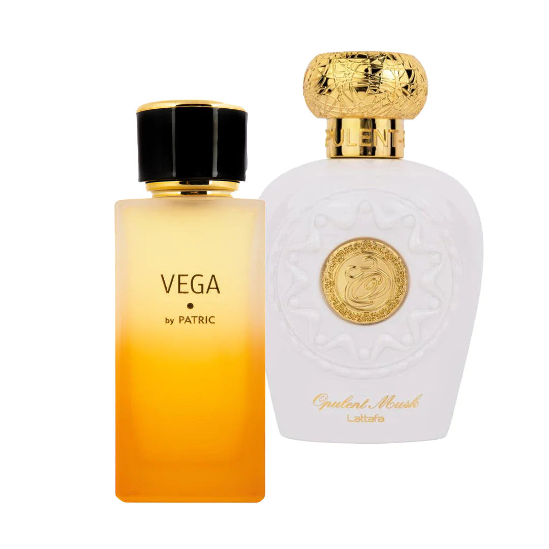 Pachet 2 parfumuri Opulent Musk 100 ml si Vega by Patric 100 ml