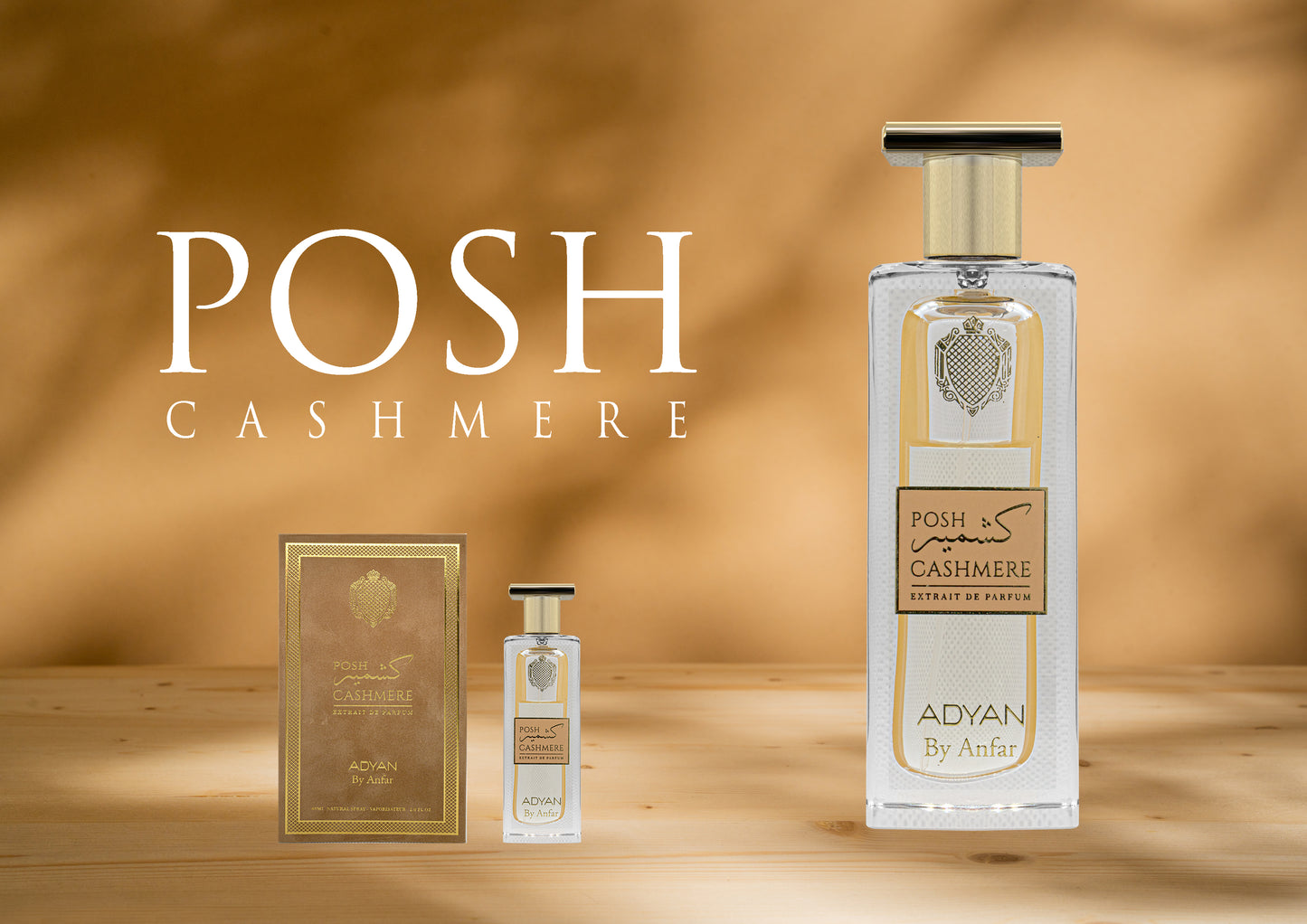 Apă de parfum Adyan, POSH CASHMERE, femei, 60ML