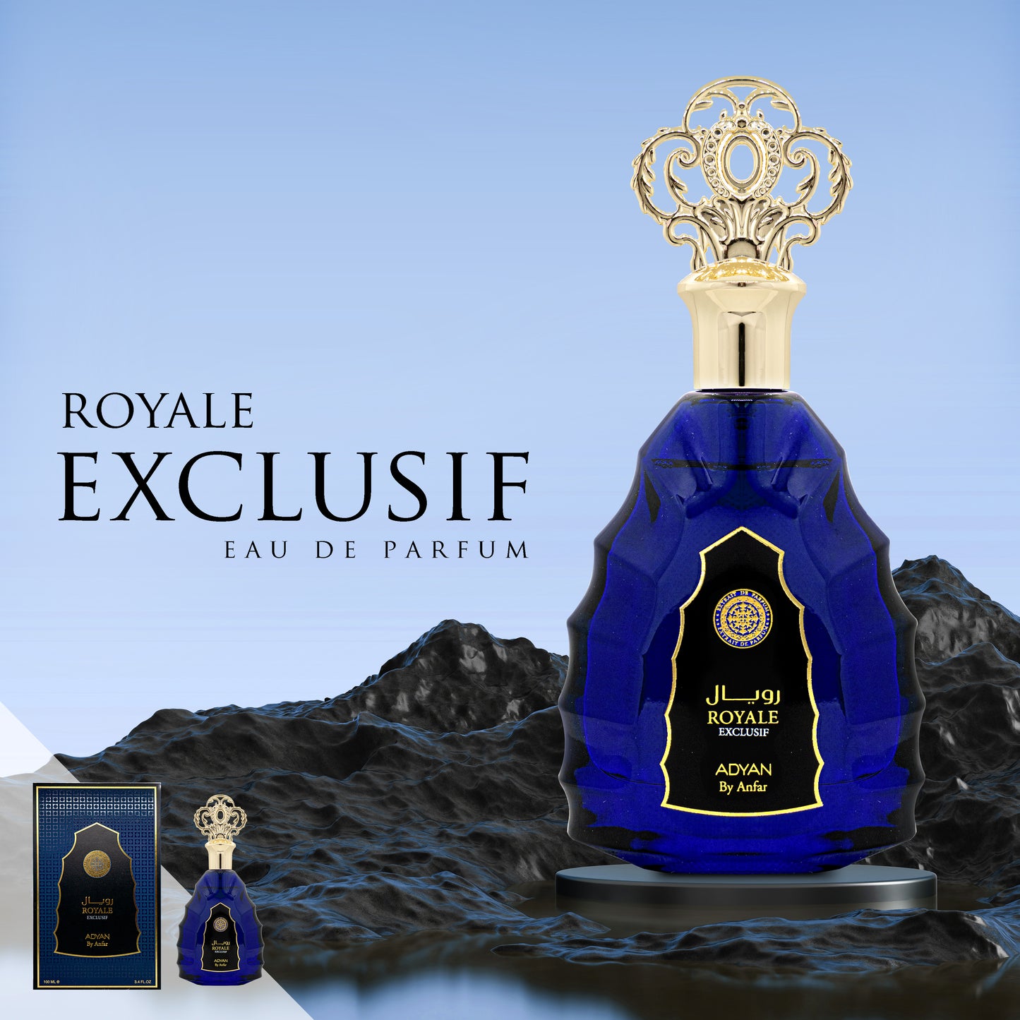 Extract De Parfum ADYAN, ROYALE EXCLUSIF, barbat, 100ML