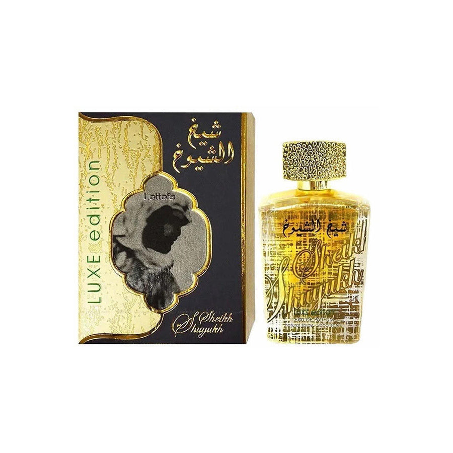 Apa de Parfum Lattafa, Sheikh Al Shuyukh Luxe Edition Gold, Unisex, 100ml