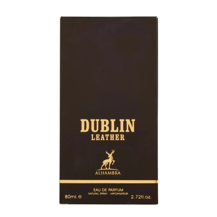 Apa de parfum Dublin Leather - Maison Alhambra 80 ml, unisex