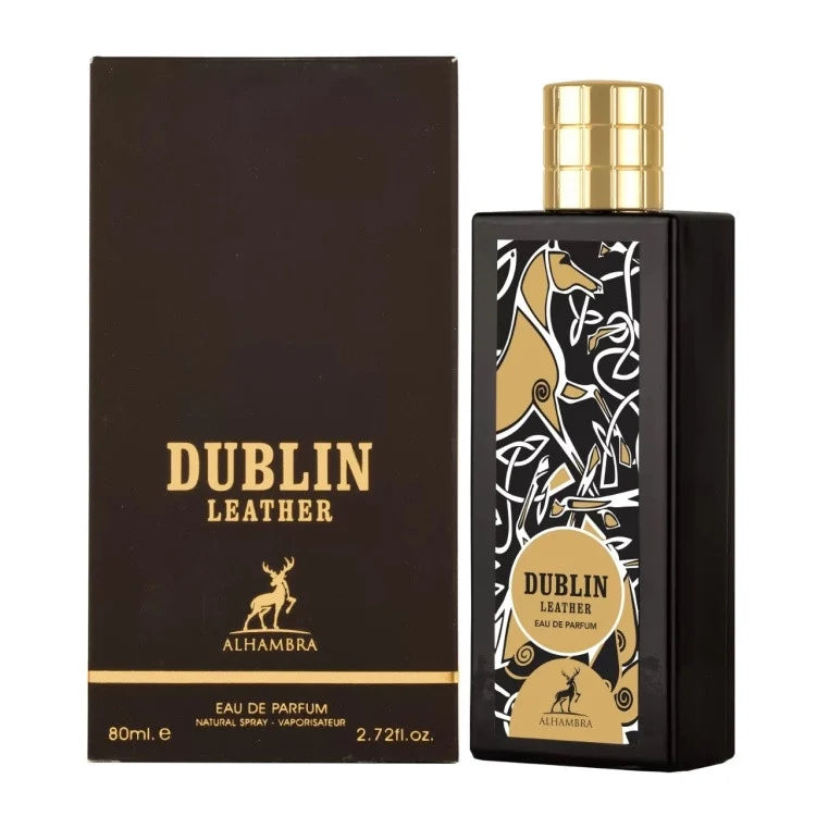 Apa de parfum Dublin Leather - Maison Alhambra 80 ml, unisex