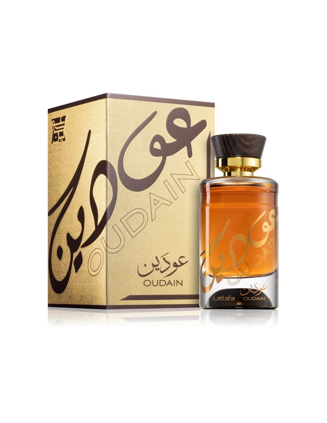 Apa de parfum, Lattafa, Oudain, de barbat, 100 ml, parfum arabesc