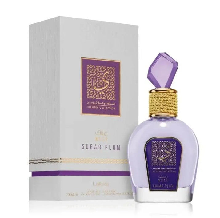 Apa de parfum Lattafa, Thameen, Sugar Plum, Femei,100 ml