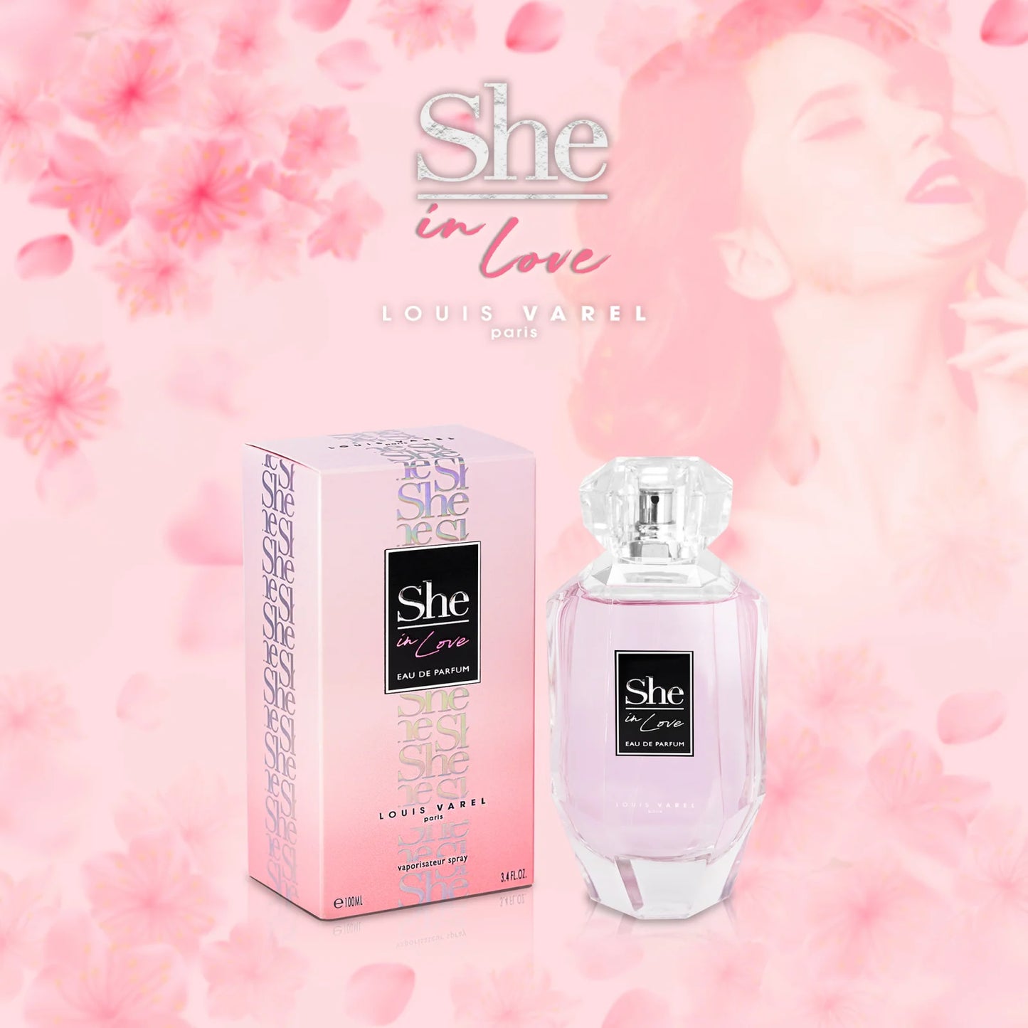 Louis Varel She in Love, apa de parfum 100 ml, femei