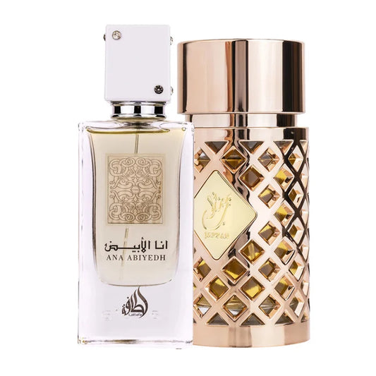 Pachet 2 parfumuri, Ana Abiyedh White 60 ml si Jazzab Gold 100 ml