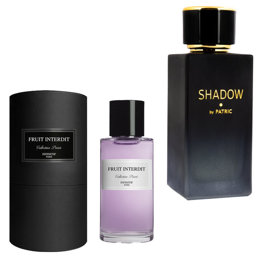 Pachet 2 parfumuri, Shadow by Patric 100 ml si Fruit Interdit by Infinitif Paris 50 ml