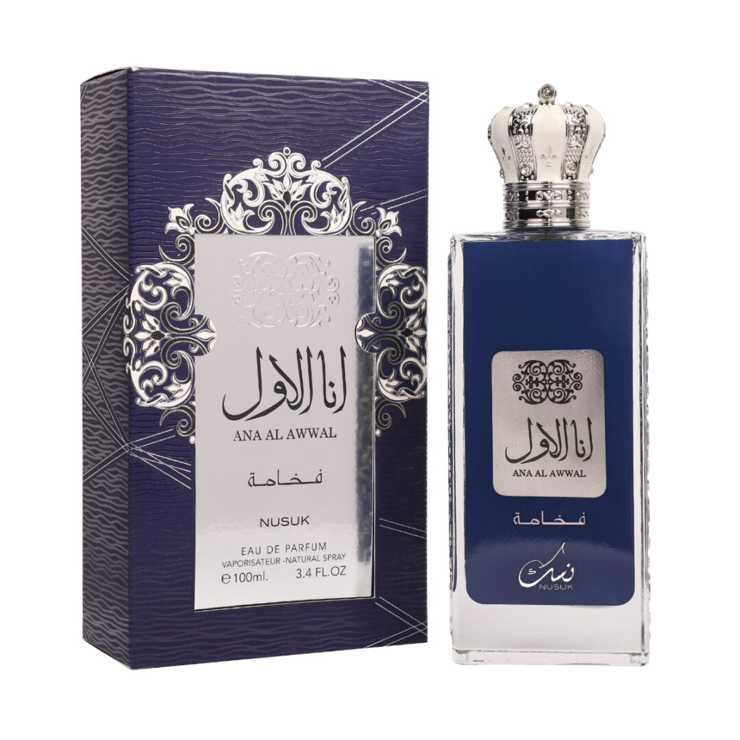 Parfum Ana Al Awwal Blue, Nusuk, apa de parfum 100ml, unisex