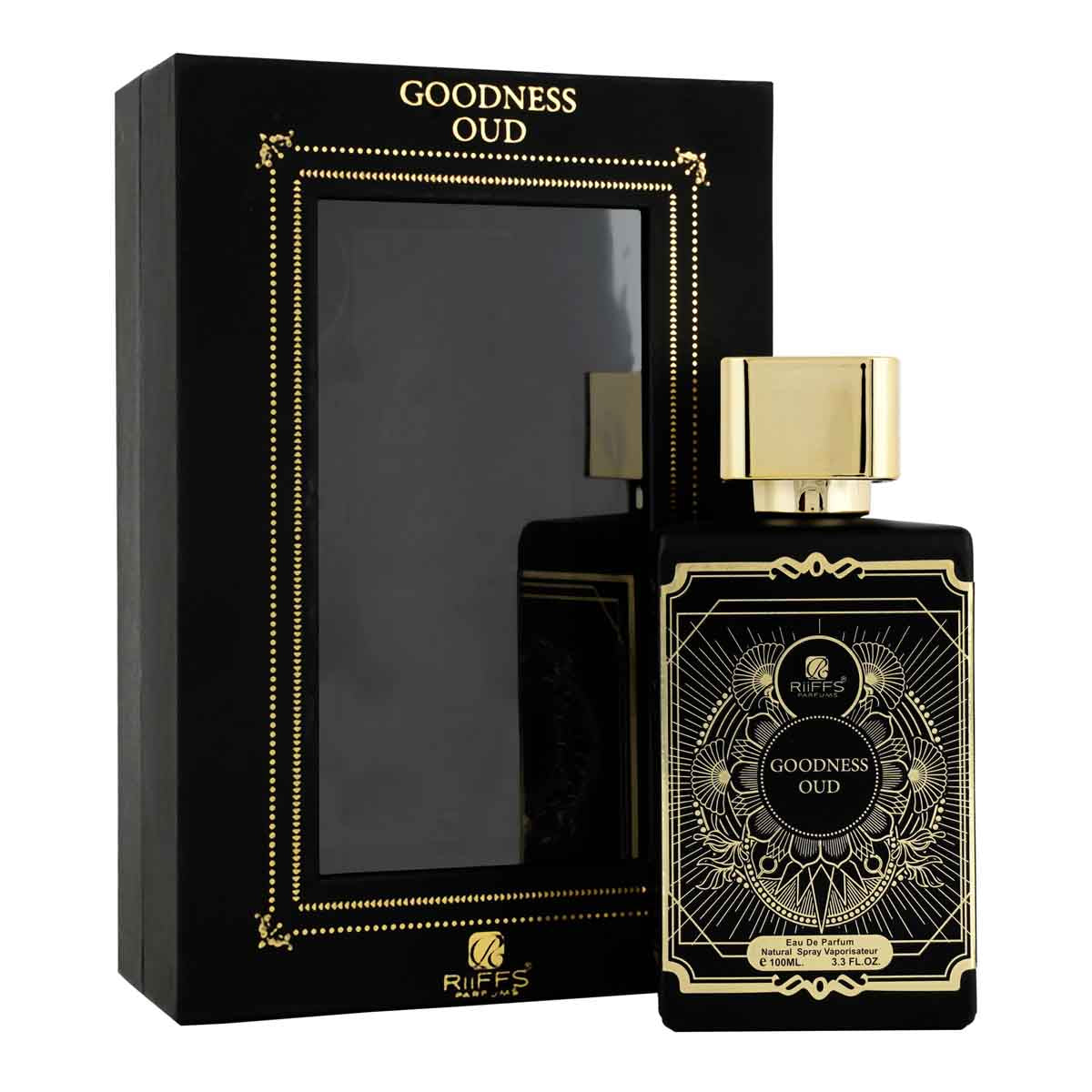 Parfum Goodness Oud Black, Riiffs, apa de parfum 100ml, unisex