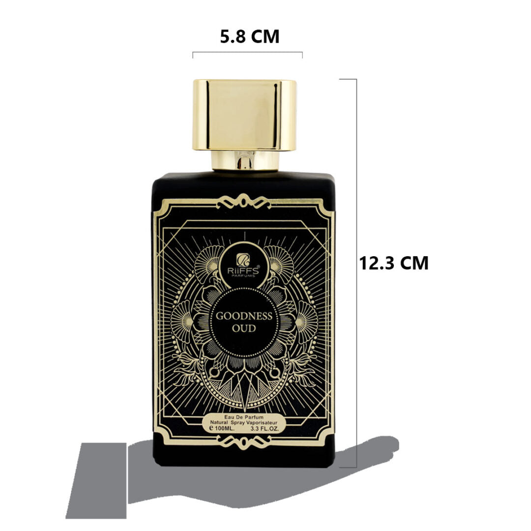 Parfum Goodness Oud Black, Riiffs, apa de parfum 100ml, unisex