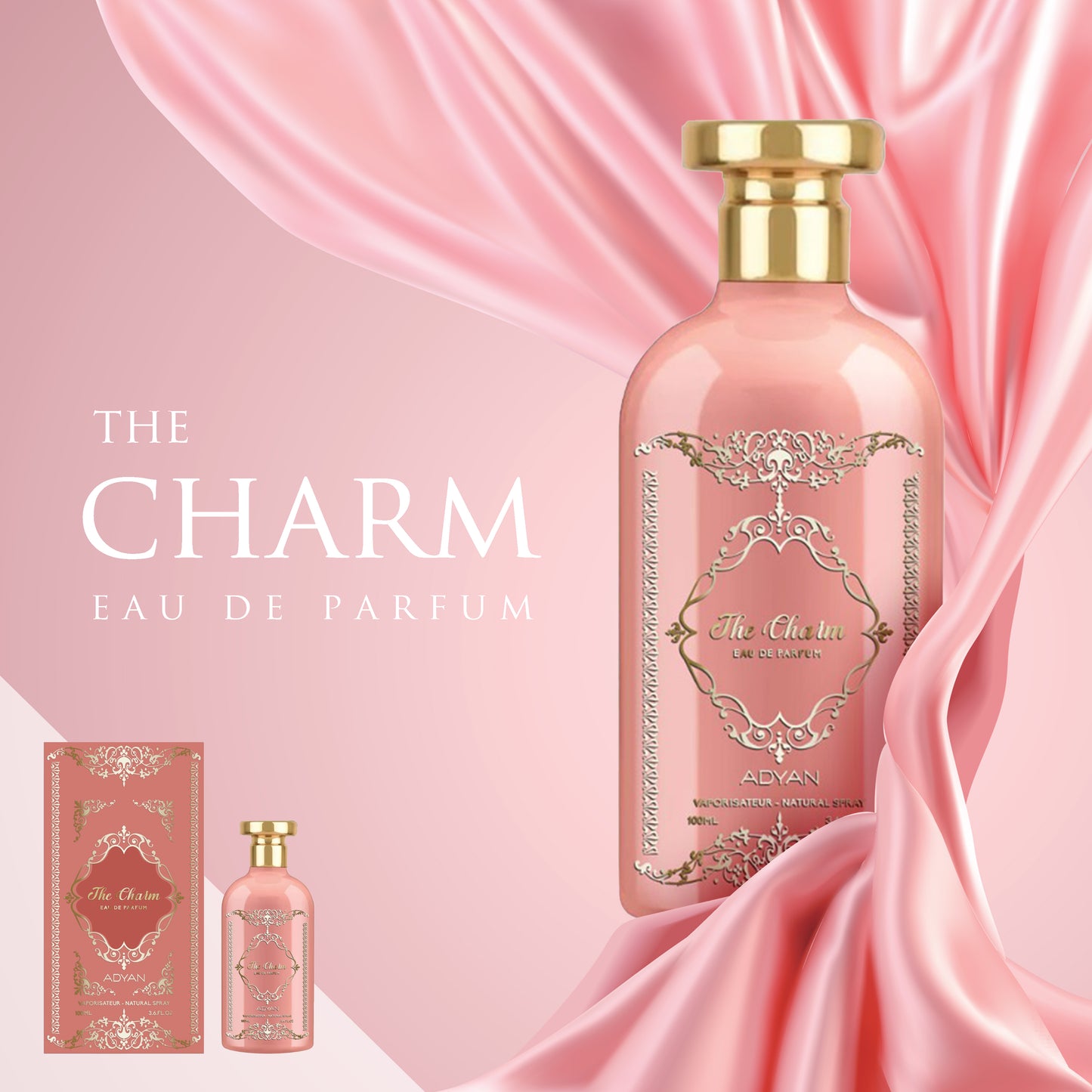 Apa de Parfum ADYAN, THE CHARM, femei, 100ML